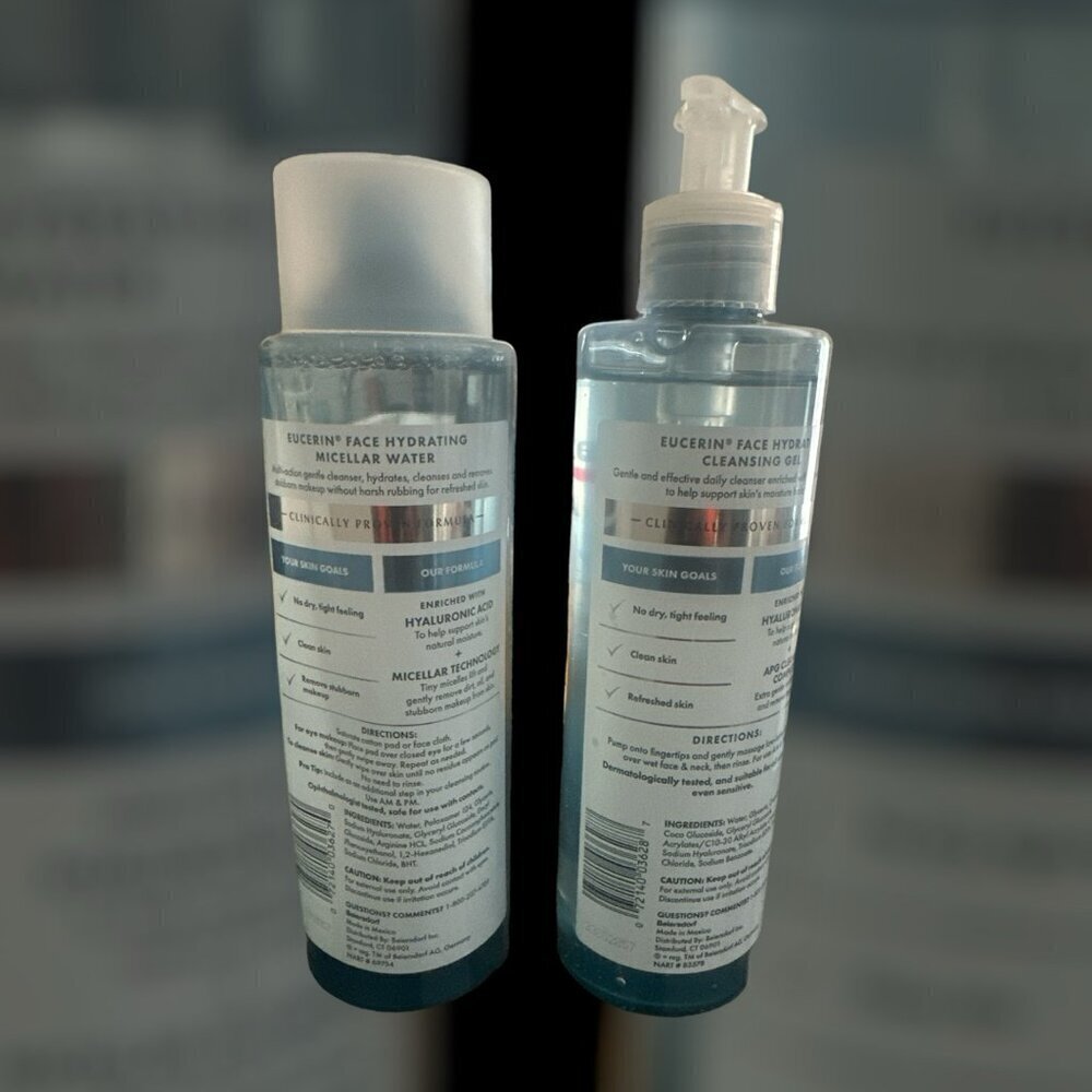 Eucerine Face Hydrating Micellar Water and Cleansing Gel - Picture 2 of 2